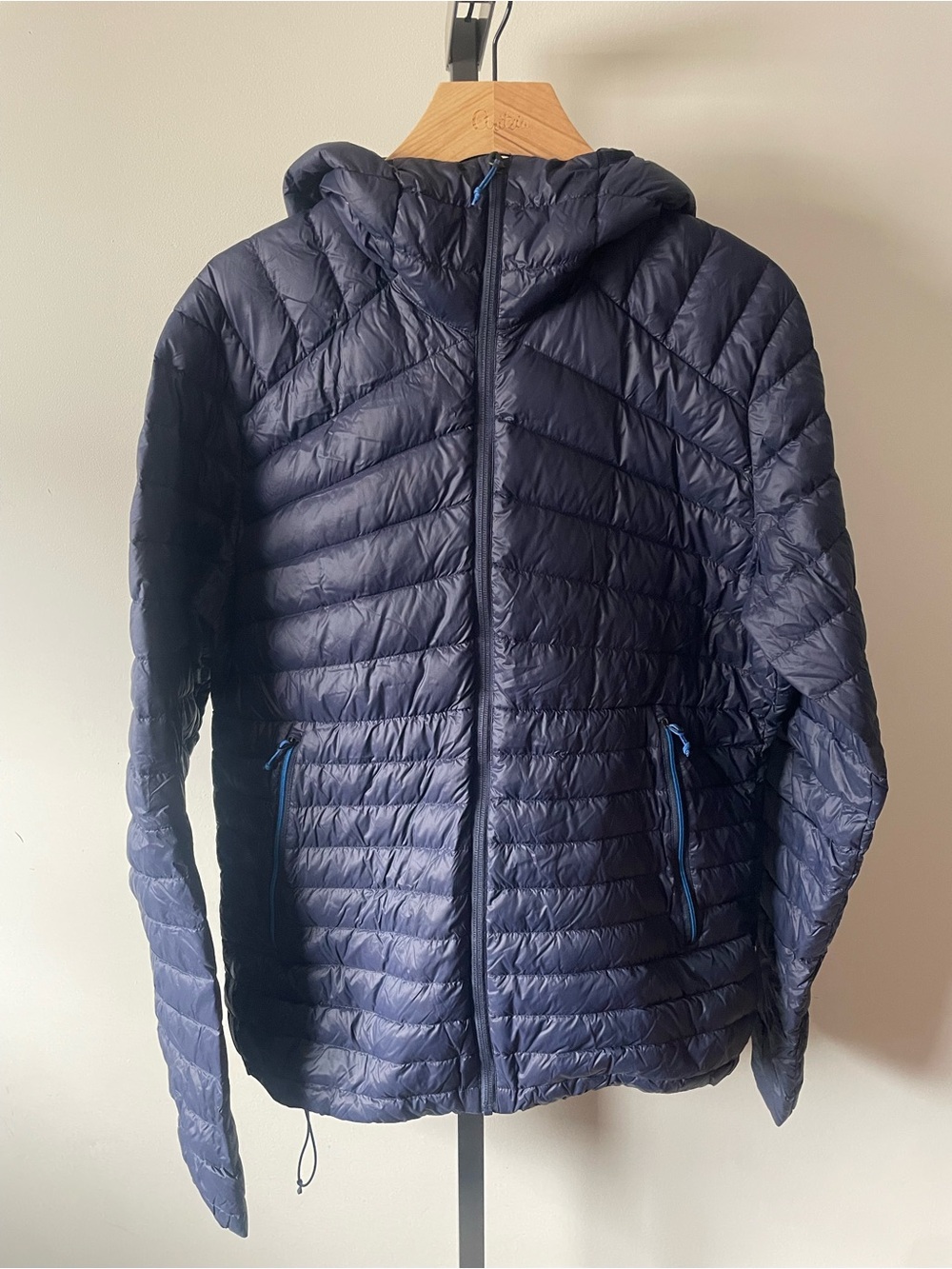 Decathlon Forclaz Simond MT100 Down Puffer Jacket Navy Men’s Blue XL